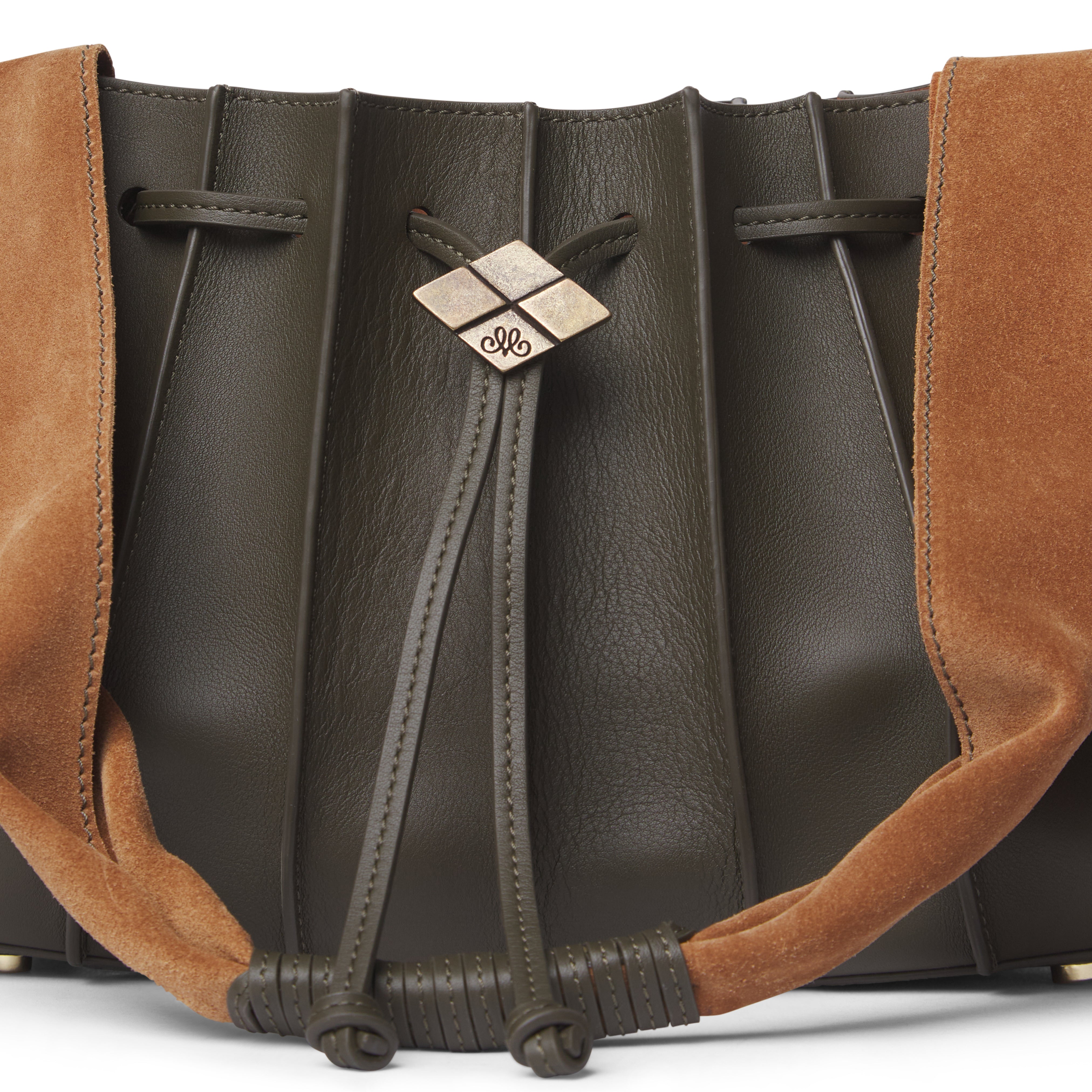 Detalle del cordón ajustable del Bolso Tablao Mini Dust Glaze – Maese Place