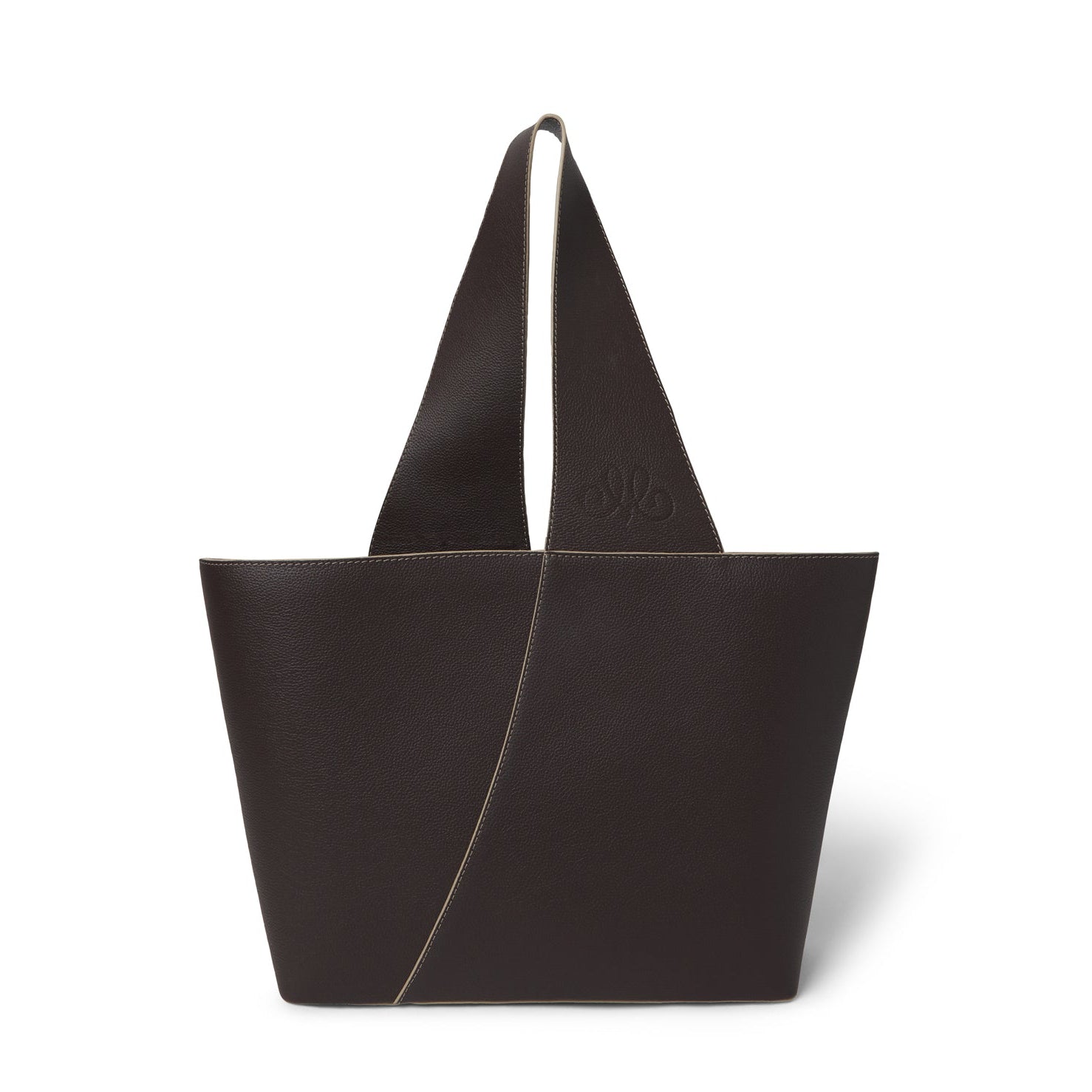 Bolso Roda Tote Monet Reflets d’Arbres en piel vacuna, diseño grande y estructurado, artesanía española