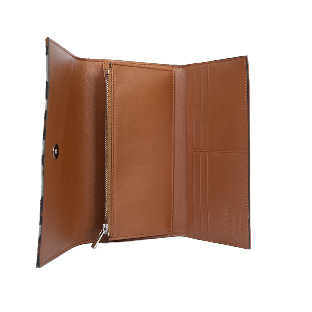 CARTERA GRANDE LEOPARDO