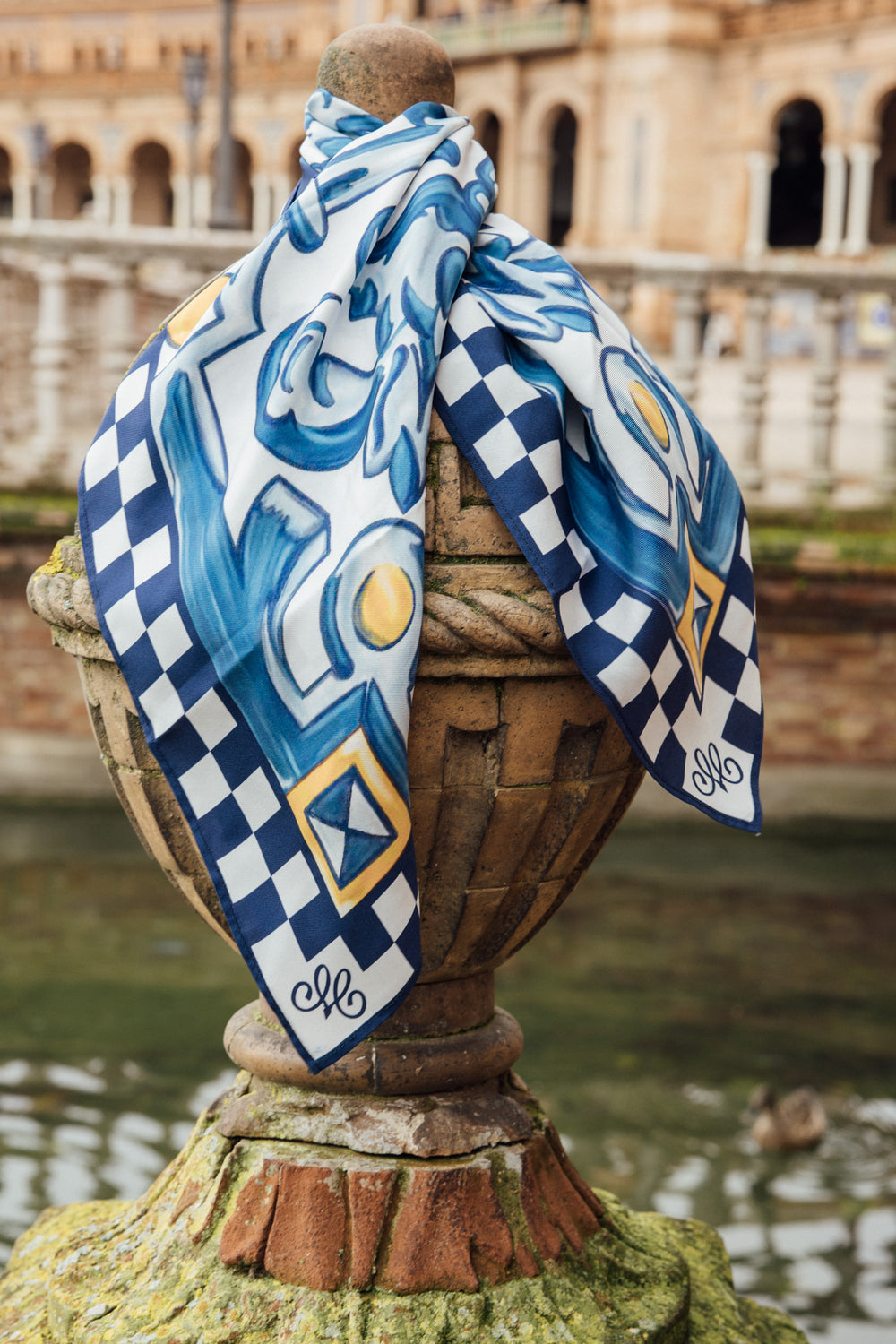 Foulard Cadix Bleu