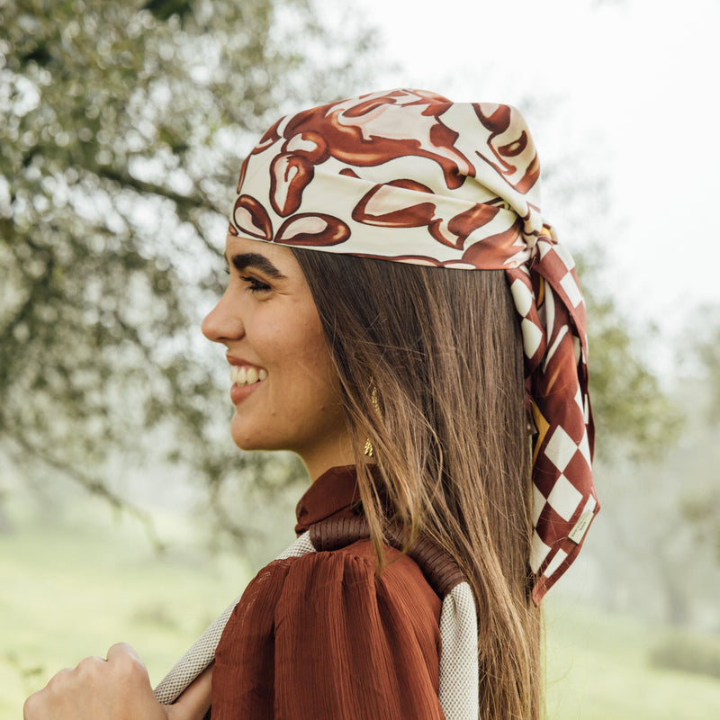 Garnet Cadiz Scarf detalle