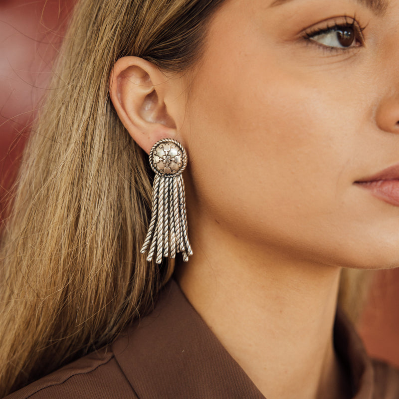 Pendientes Traje de Luces plata detalle