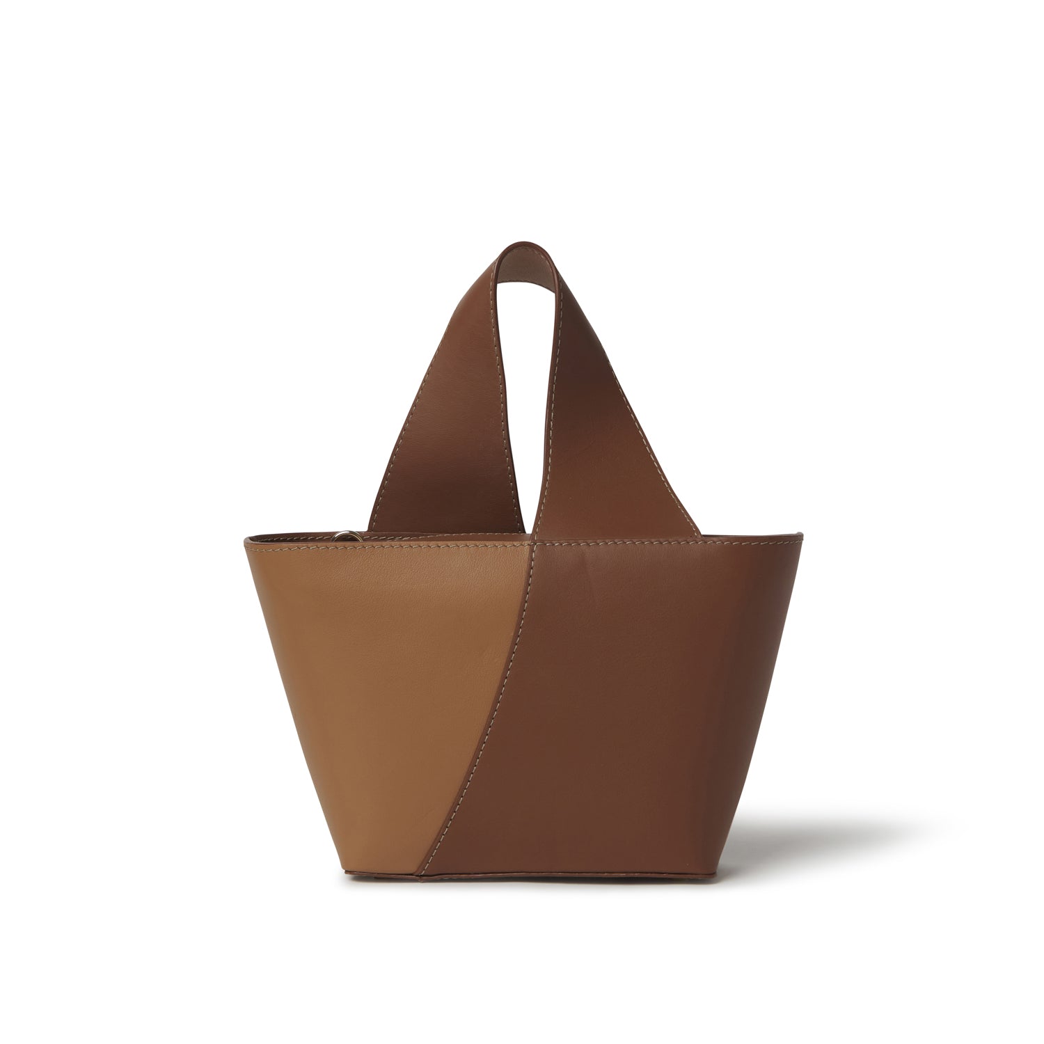 Bolso Roda Pissarro de piel vacuna artesanal en dos tonos con asa reversible – Maese Place