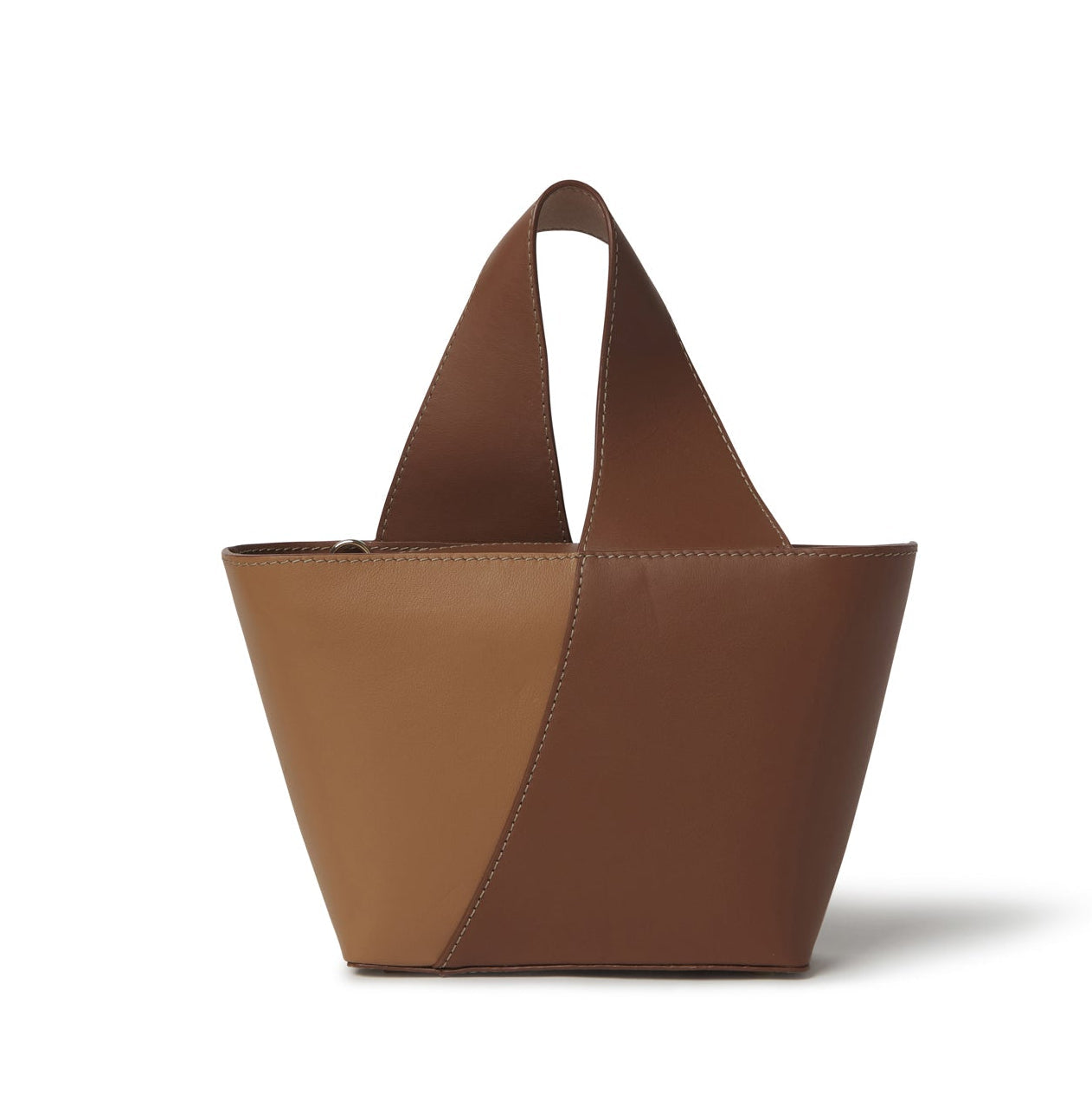 Bolso Roda Pissarro de piel vacuna artesanal en dos tonos con asa reversible – Maese Place