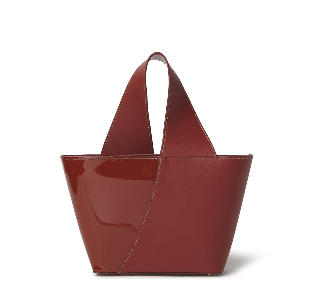 Bolso Roda Renoir de piel vacuna artesanal en dos tonos con asa reversible – Maese Place