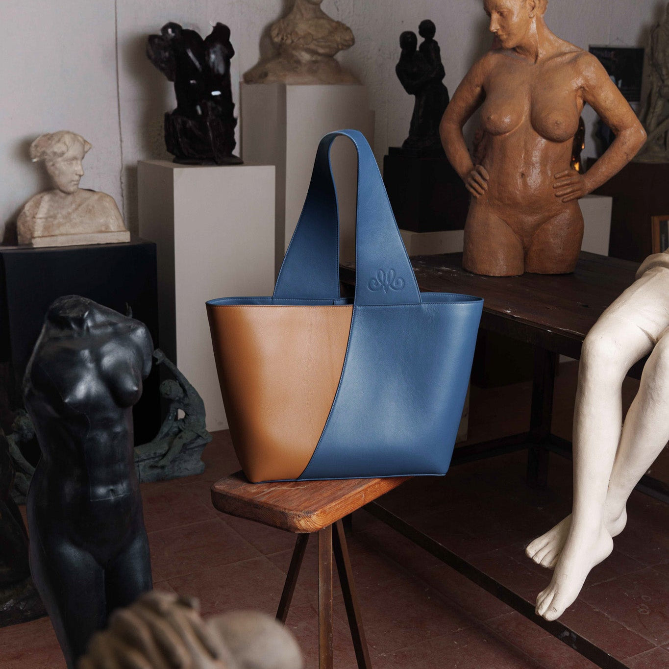 BOLSO RODA TOTE MONET Nymphéas bleus