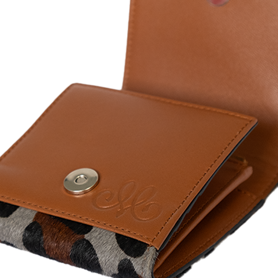 CARTERA PEQUEÑA LEOPARDO
