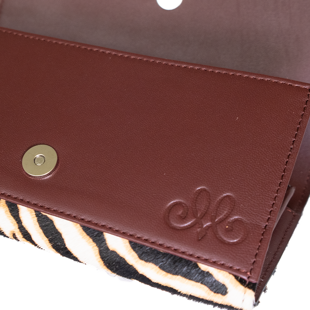 LARGE ZEBRA WALLET