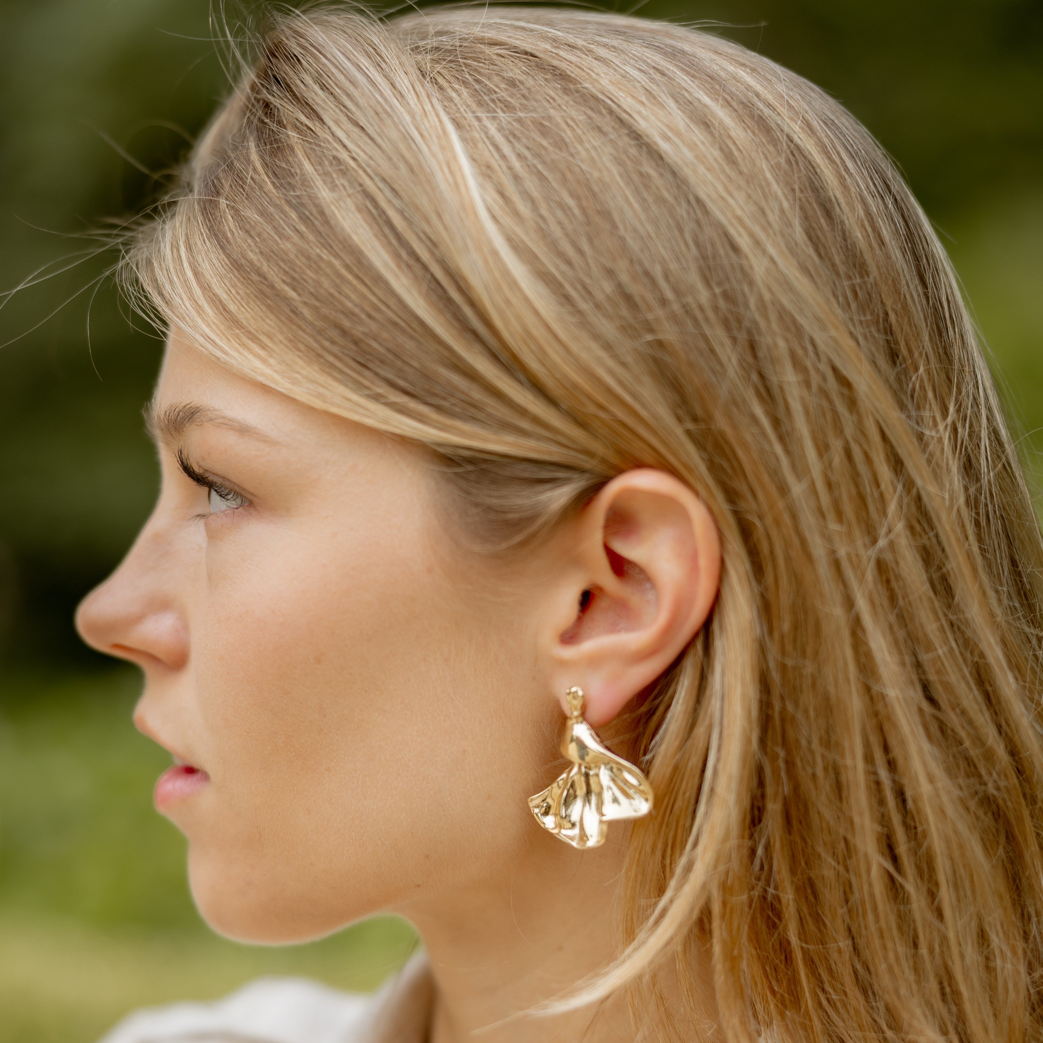 Pendientes Capote Oro