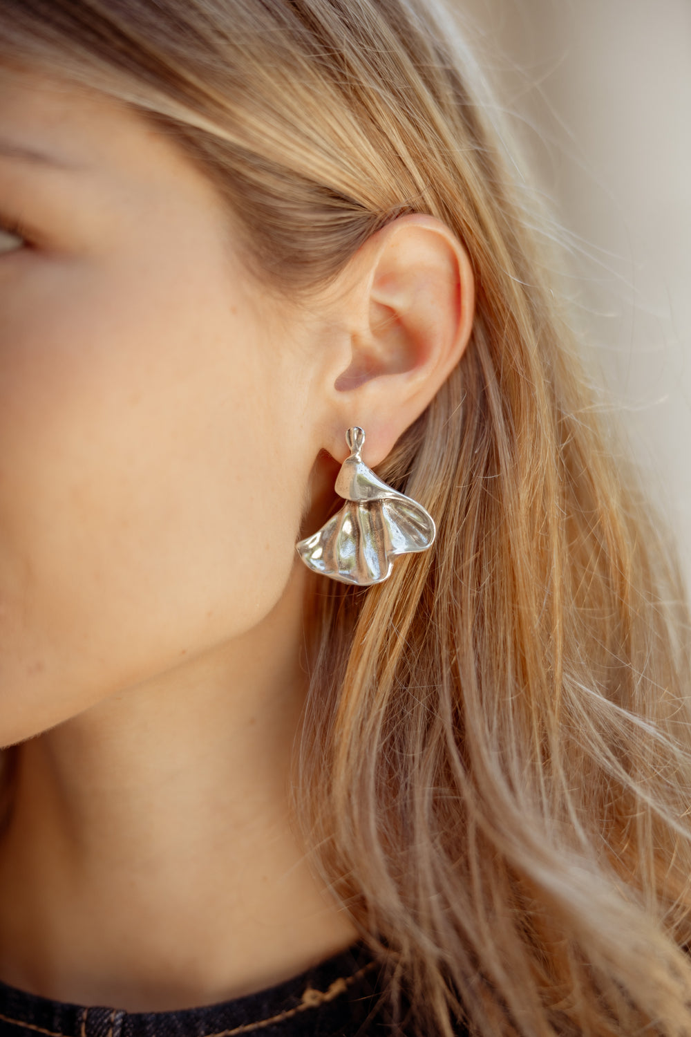 Pendientes Capote Plata